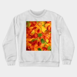 Golden Autumn Leaves Crewneck Sweatshirt